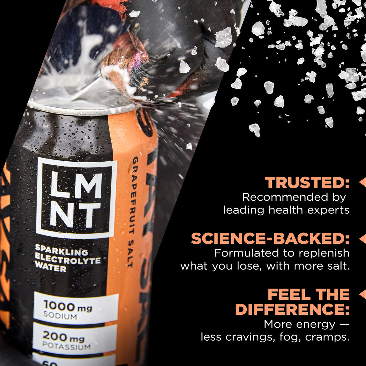 LMNT Sparkling Electrolyte Drink - Black Cherry Lime | 12-Count